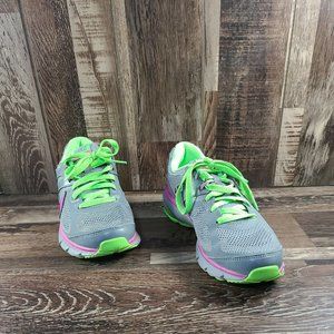 2013 Nike Air Max Defy Run Trainers Women’s Size 6.5 Gray Pink Green 599390-063